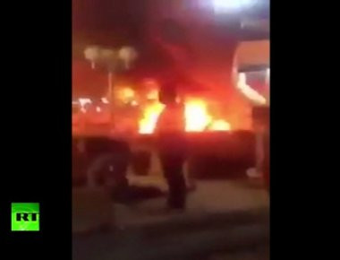 Λίγα λεπτά μετά την έκρηξη με 13 νεκρούς σε παγωτατζίδικο στη Βαγδάτη - Προσοχή σκληρό βίντεο